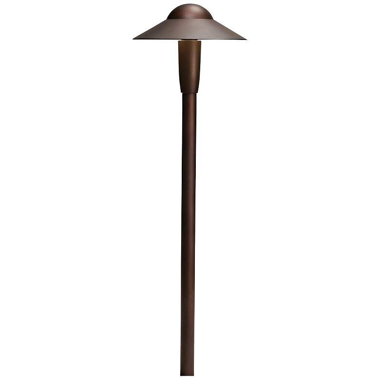 Image 1 Kichler Landscape 6 1/4" Wide LED Bronze Dome Path Light