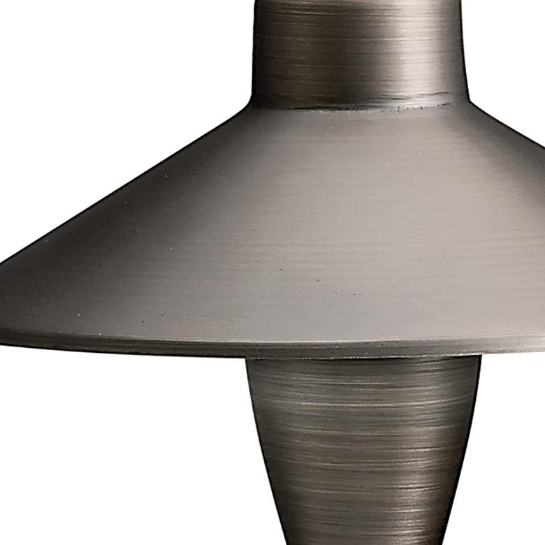 Image 5 Kichler Landscape 6 3/4" Wide Centennial Brass Path Light more views