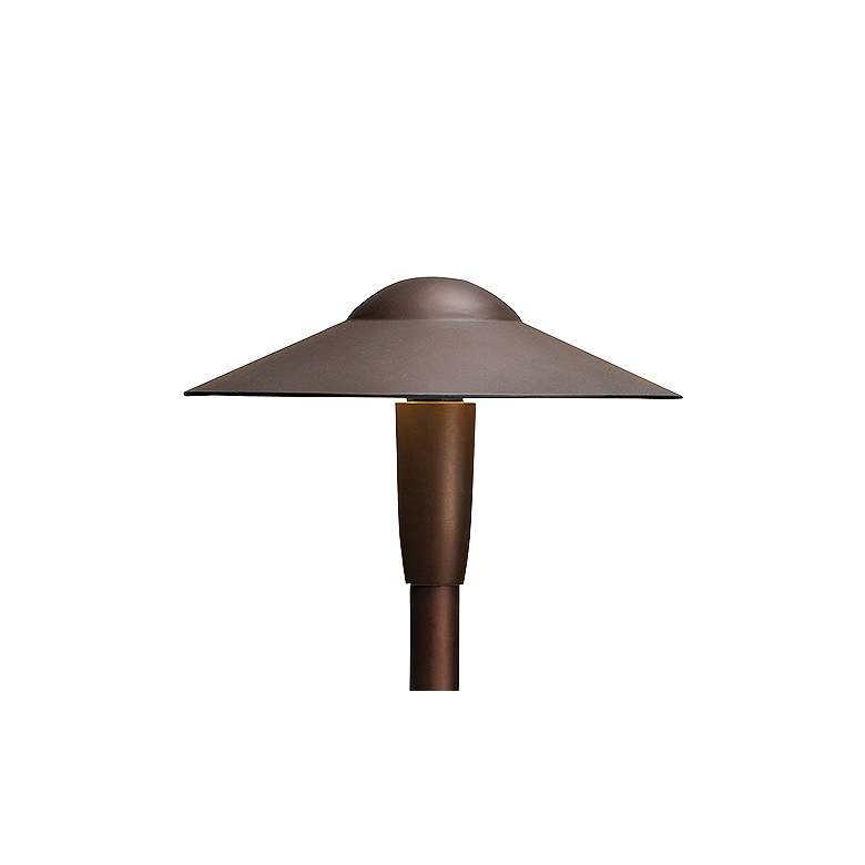 Image 3 Kichler Landscape 8 1/4 inch Wide LED Bronze Dome Path Light more views