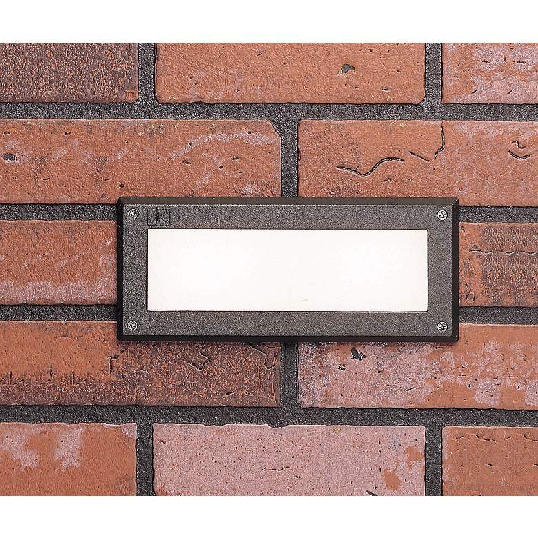 Image 2 Kichler Landscape 9 inch Wide 3000K LED Bronze Brick Light more views