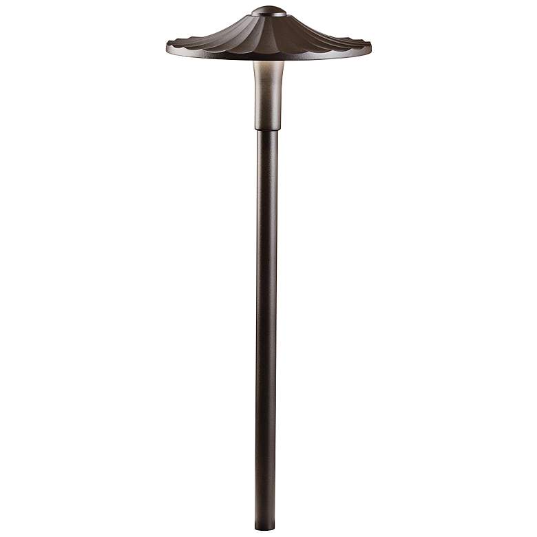 Image 1 Kichler Landscape Flare 21 inchH Bronze 2700K LED Path Light