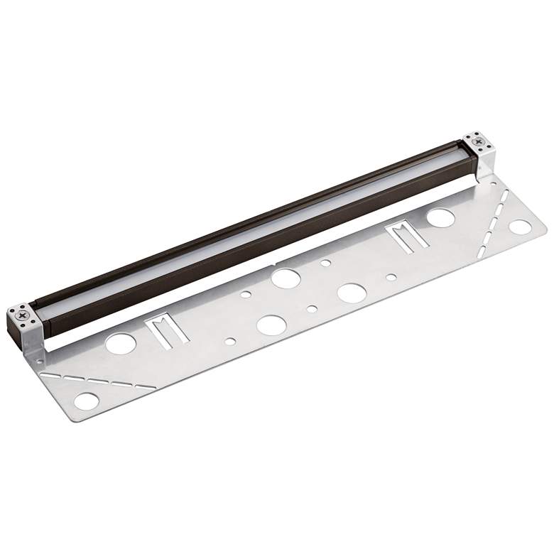 Image 1 Kichler Landscape LED 12" Wide Bronze 2700K Hardscape Light