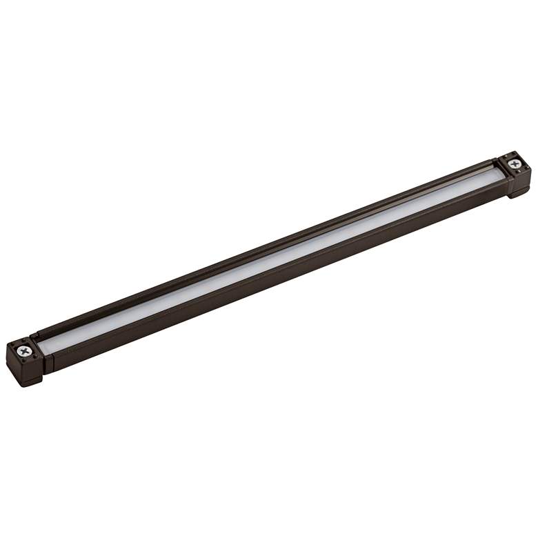 Image 2 Kichler Landscape LED 12" Wide Bronze 2700K Hardscape Light more views