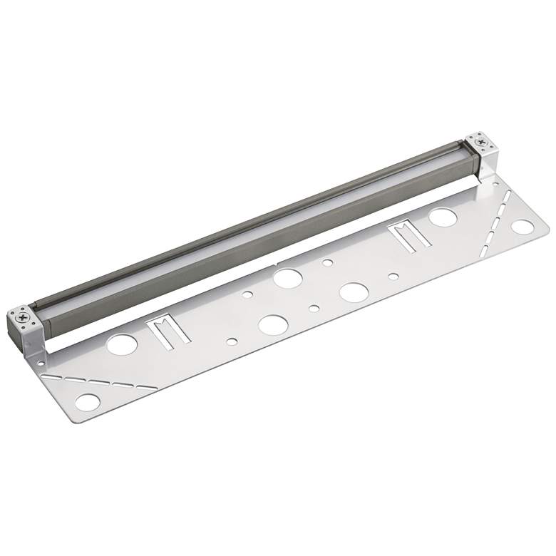 Image 1 Kichler Landscape LED 12" Wide Gray 3000K Hardscape Light