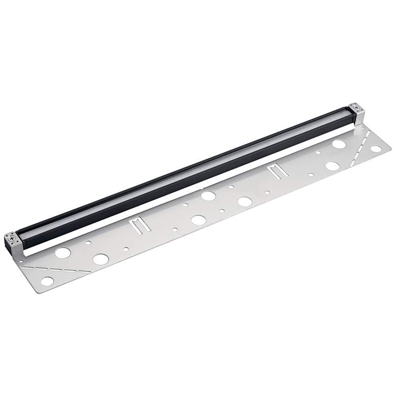 Image 1 Kichler Landscape LED 18" Wide Black 3000K Hardscape Light