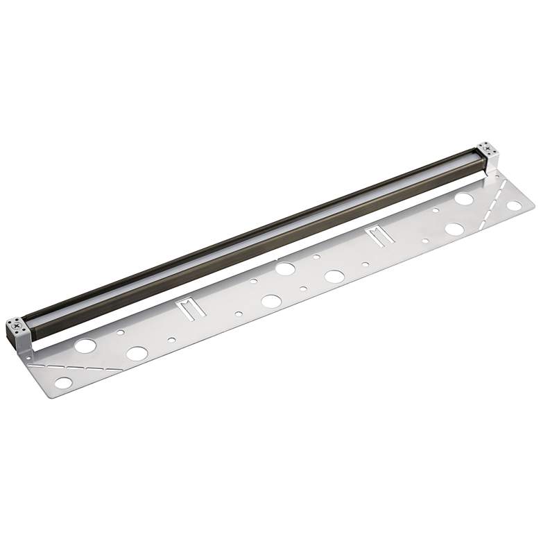 Image 1 Kichler Landscape LED 18" Wide Brass 3000K Hardscape Light