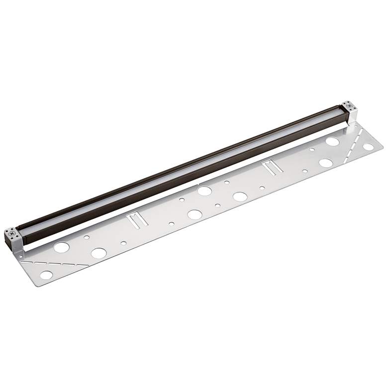 Image 1 Kichler Landscape LED 18" Wide Bronze 2700K Hardscape Light