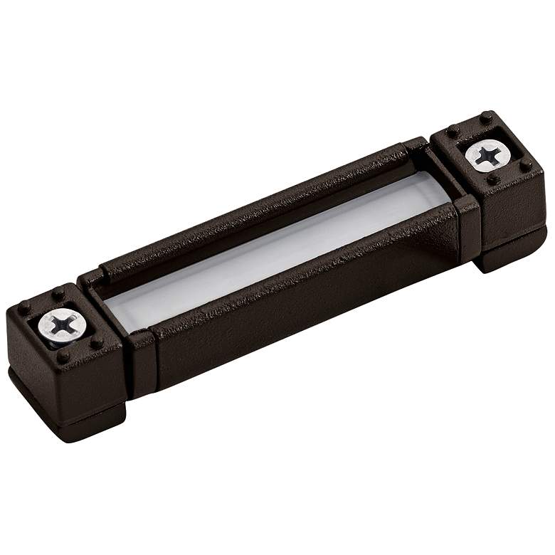 Image 2 Kichler Landscape LED 3" Wide Bronze 2700K Hardscape Light more views