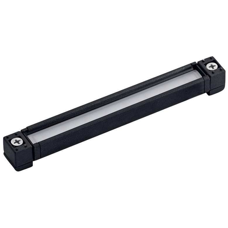 Image 2 Kichler Landscape LED 6" Wide Black 3000K Hardscape Light more views