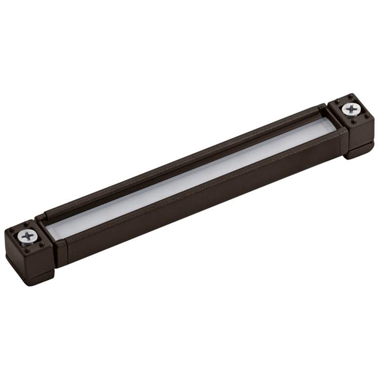 Image 2 Kichler Landscape LED 6" Wide Bronze 2700K Hardscape Light more views