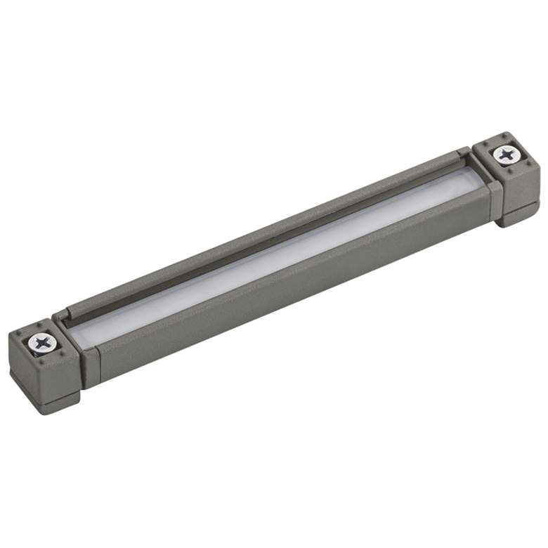 Image 2 Kichler Landscape LED 6" Wide Gray 3000K Hardscape Light more views