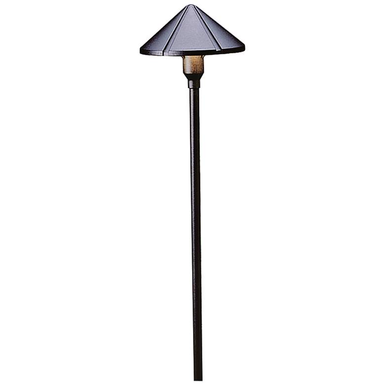 Image 1 Kichler Landscape Ridged 22"H Black 2700K LED Path Light