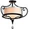 Kichler Lara 21 1/4" Olde Bronze Semi-Flush Ceiling Light