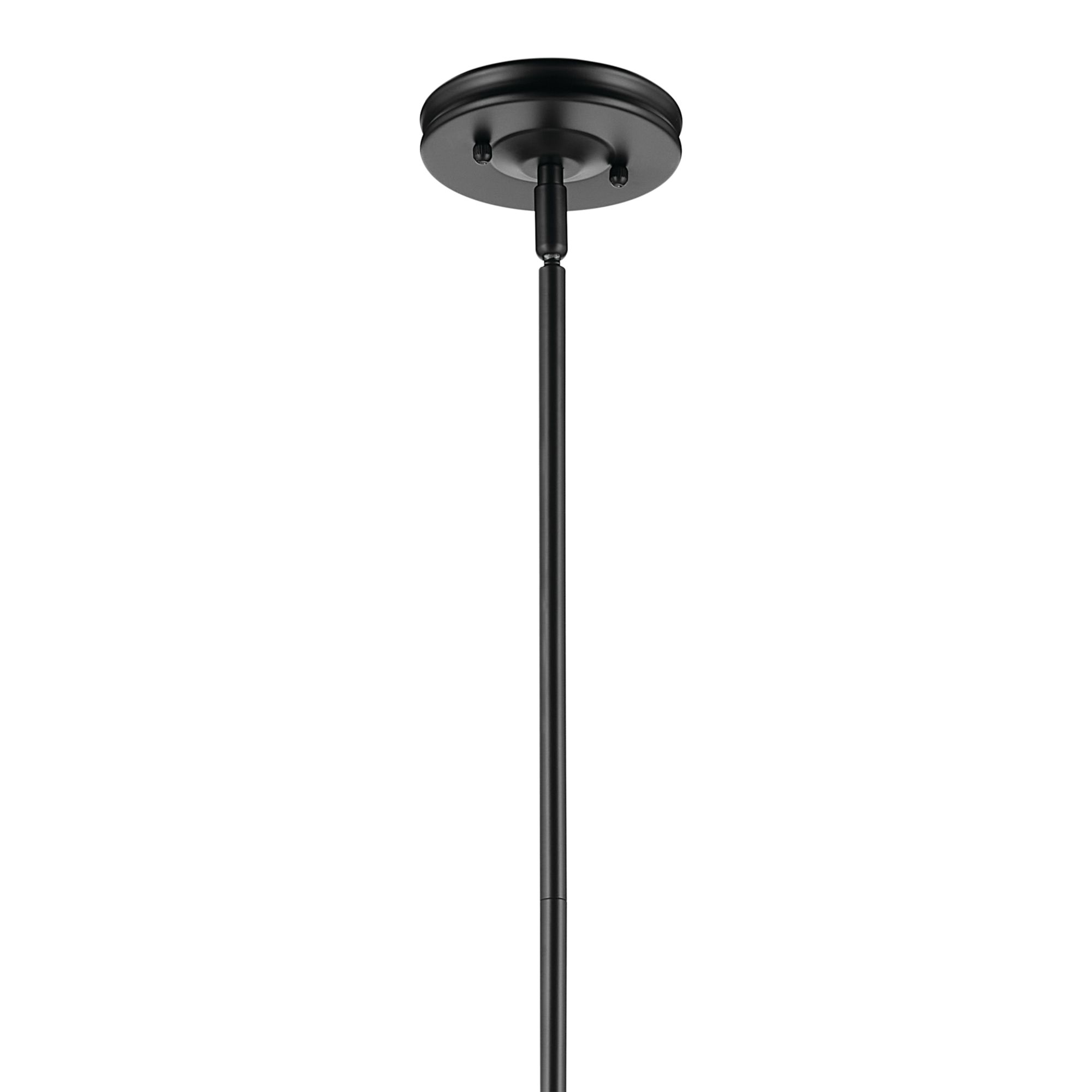 Kichler Laria 10.5 Inch 1 Light Pendant with Opal Glass in Black