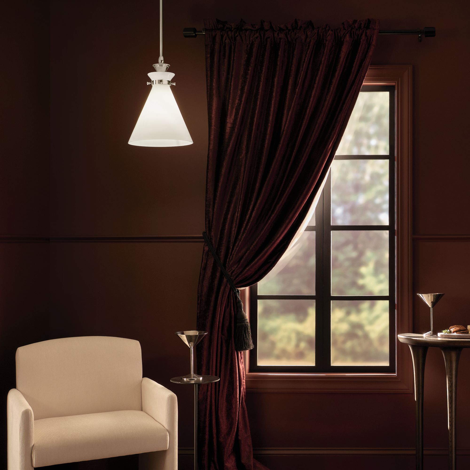 Image 3 Kichler Laria 10 1/2" Wide Polished Nickel Mini Pendant more views