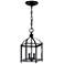 Kichler Larkin 11 1/4" Wide Black 2-Light Mini Pendant