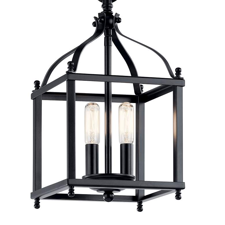 Image 2 Kichler Larkin 11 1/4" Wide Black 2-Light Mini Pendant more views