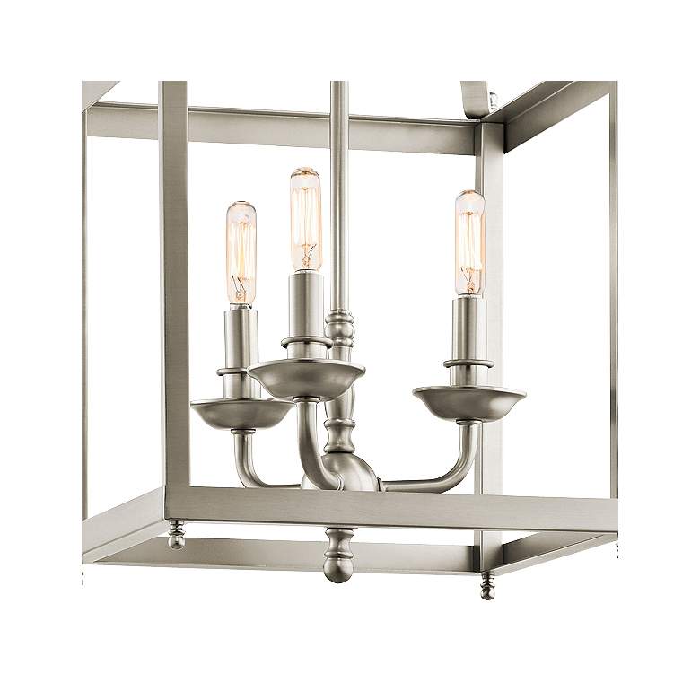 Image 3 Kichler Larkin 12" Wide Brushed Nickel Pendant more views