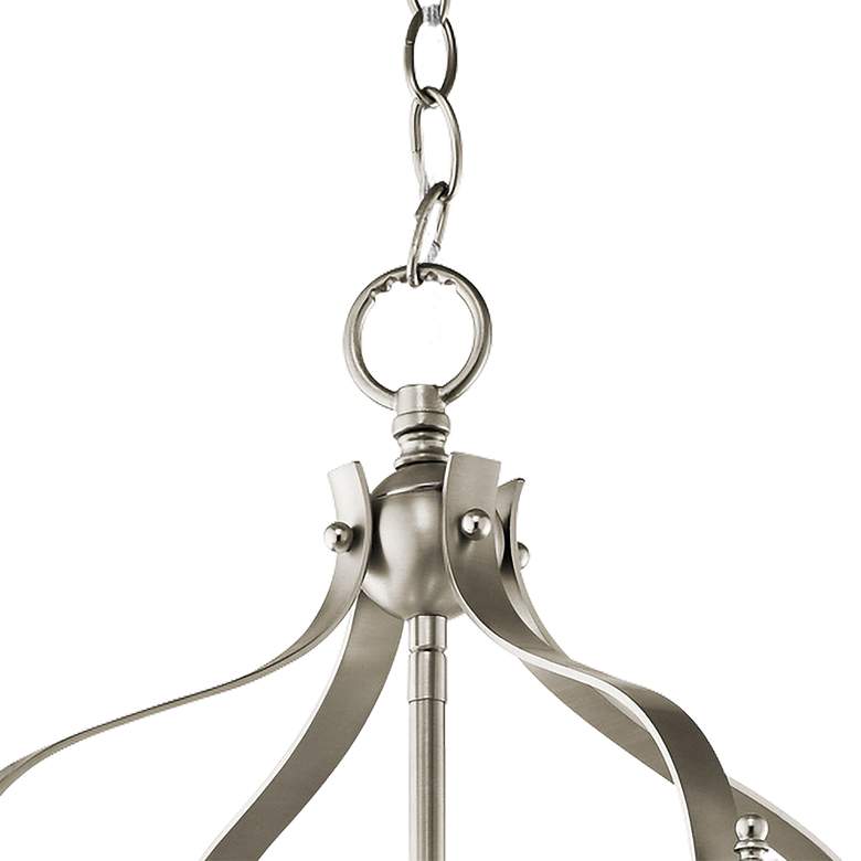 Image 4 Kichler Larkin 12" Wide Brushed Nickel Pendant more views