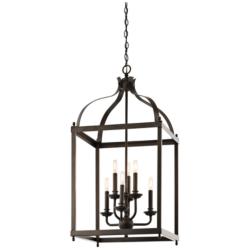 Kichler Larkin 18" Wide Olde Bronze 6-Light Foyer Pendant