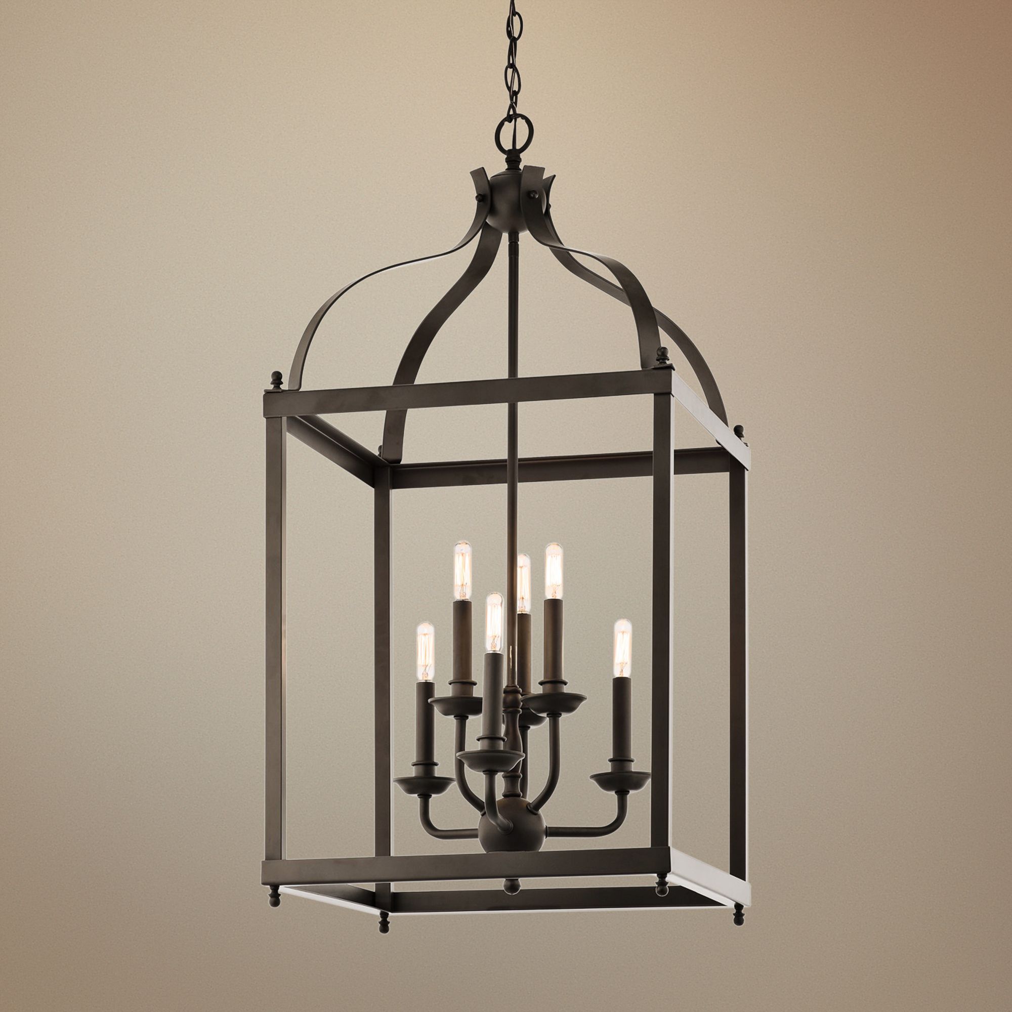 6 light foyer pendant