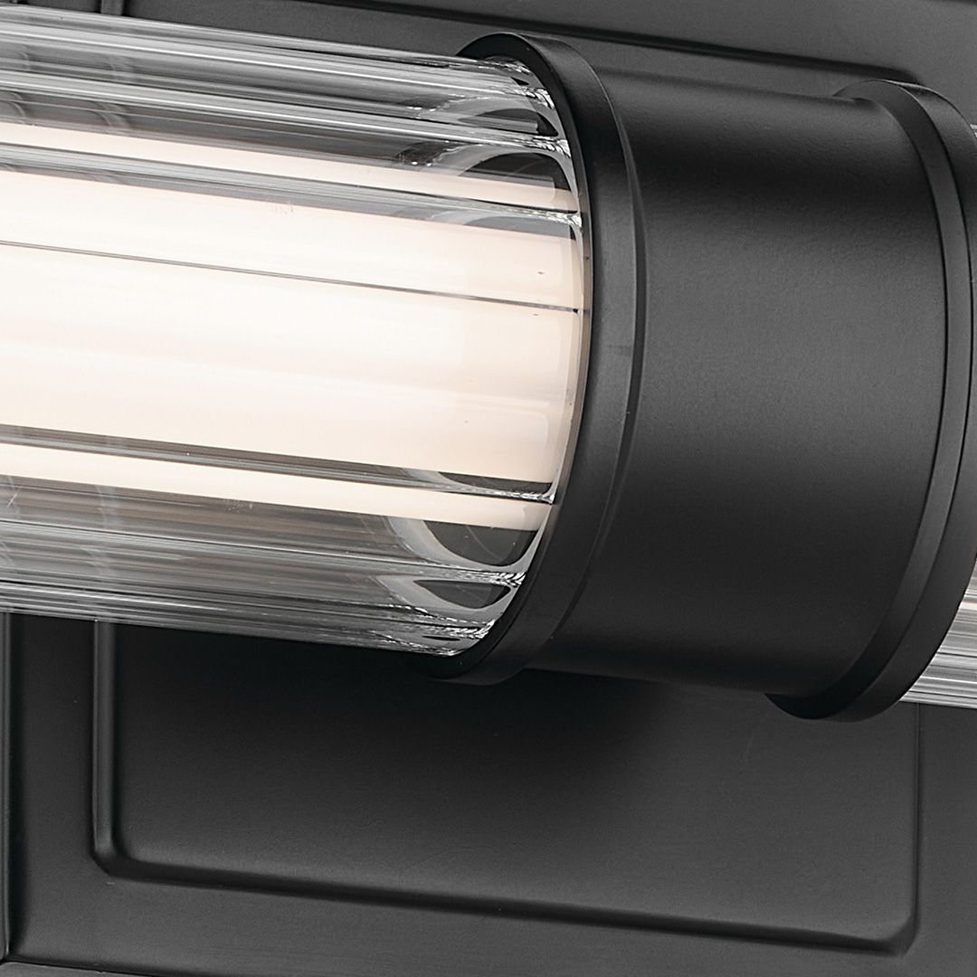 Image 5 Kichler Laurene 26 1/2" Wide Black LED Vanity Bath Light more views