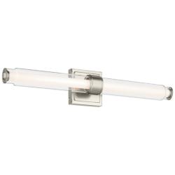 Kichler Laurene 26 1/2" Wide Brushed Nickel Clear Glass Bath Bar Light