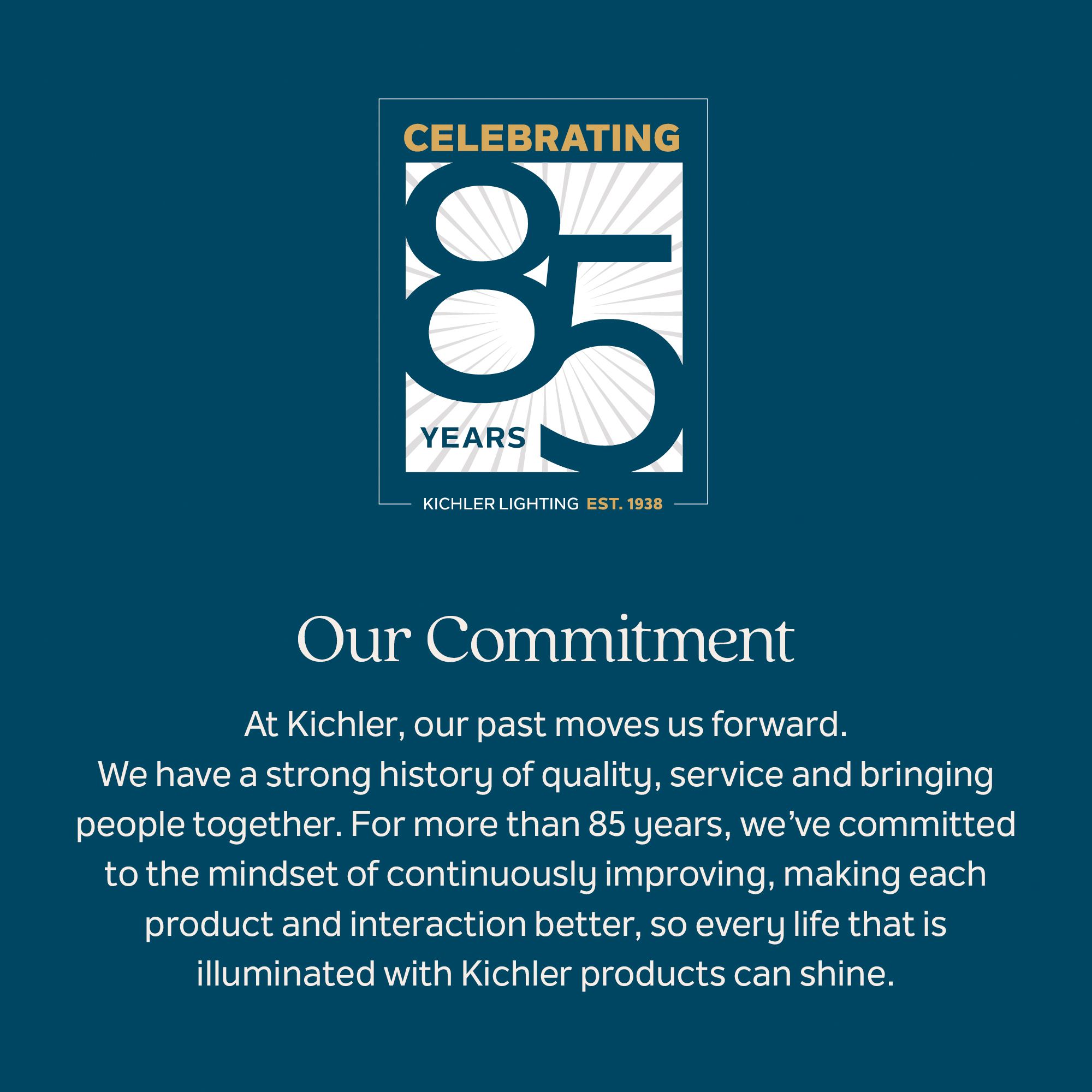 Kichler Laurene Champagne Bronze Bath Bar Large with Clear Fluted Glass