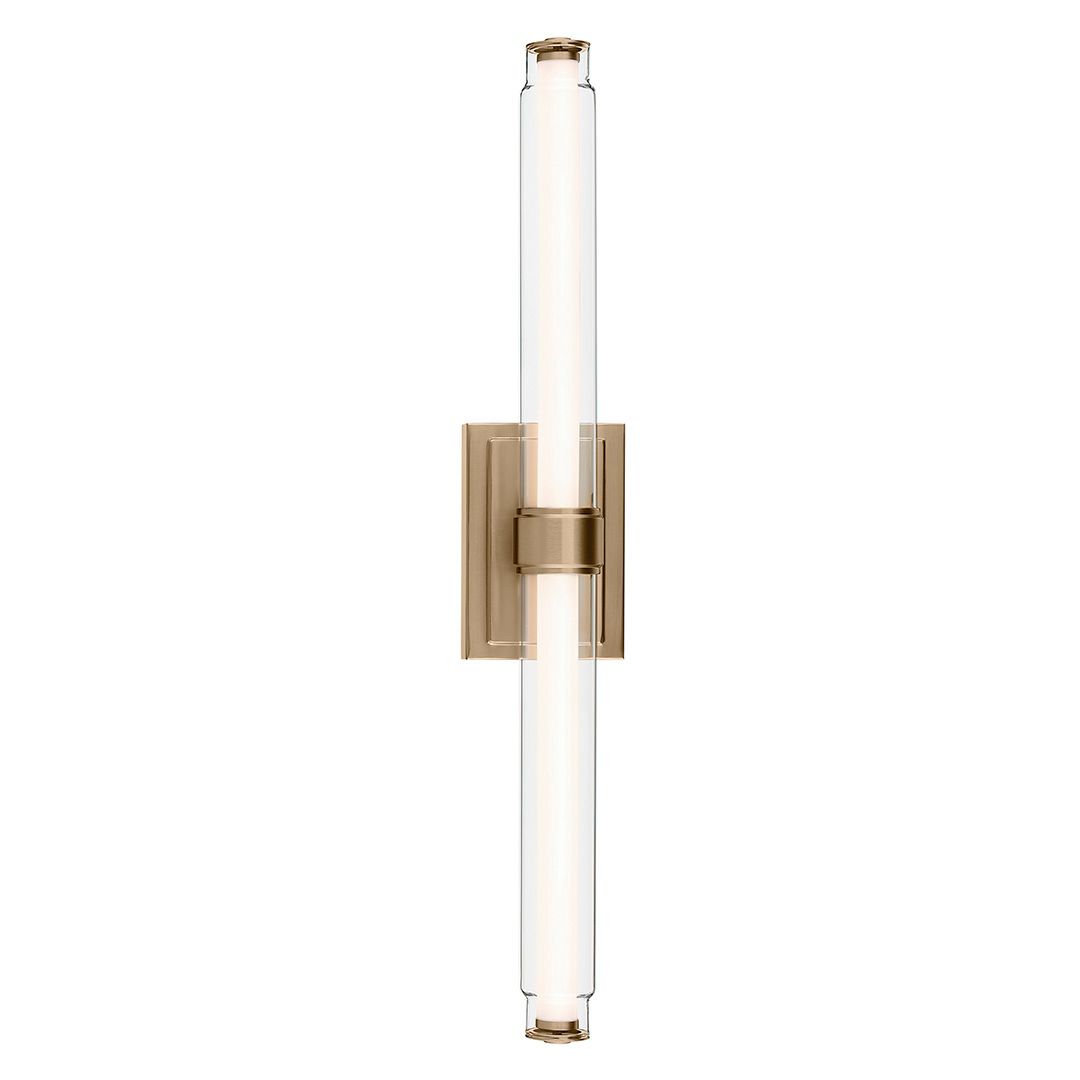 Image 5 Kichler Laurene Champagne Bronze Bath Bar Large with Clear Glass more views