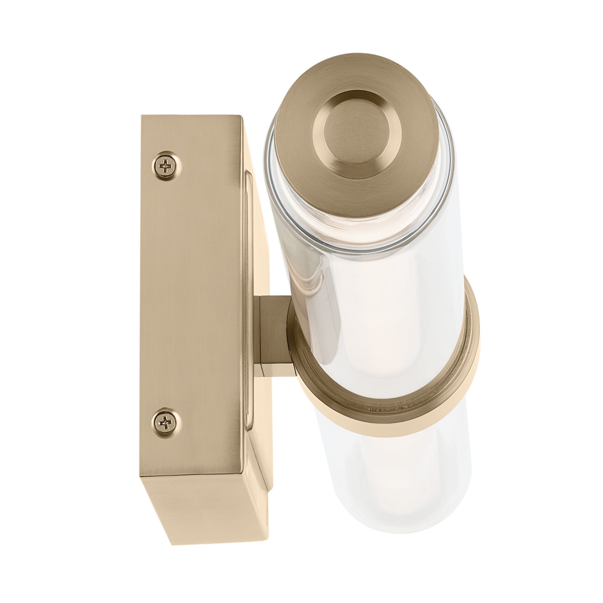 Image 7 Kichler Laurene Champagne Bronze Bath Bar Large with Clear Glass more views