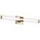 Kichler Laurene Champagne Bronze Bath Bar Medium with Clear Glass