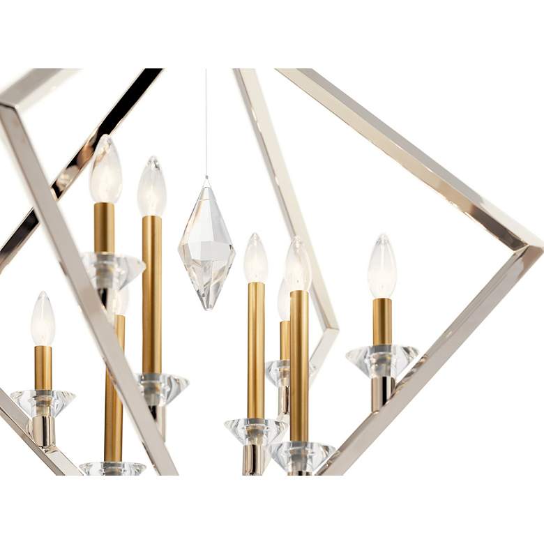 Image 3 Kichler Layan 32" Polished Nickel Foyer Chandelier more views