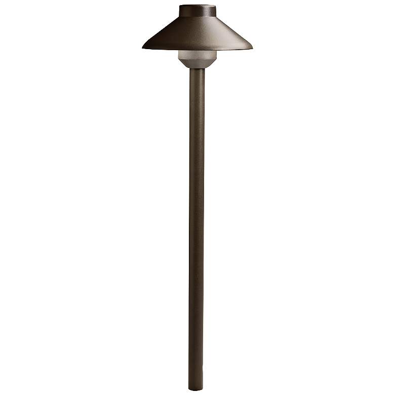 Image 1 Kichler LED 15 1/2 inch High Bronze Finish Landscape Path Light