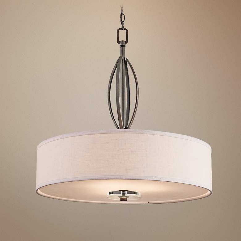 Image 1 Kichler Leighton Collection Crystal Accent 3-Light Pendant