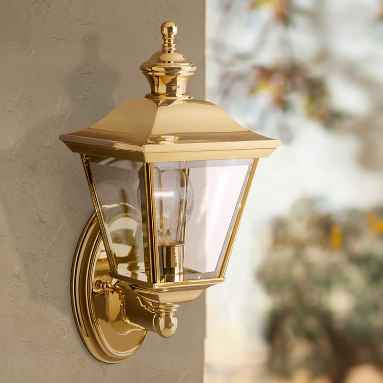 Image 1 Kichler Lifebrite 19 1/2" Traditional Carriage House Outdoor Light