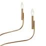 3_Kichler Livadia 36 1/4"W Champagne Bronze 6-Light Chandelier more views