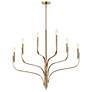 4_Kichler Livadia 36 1/4"W Champagne Bronze 6-Light Chandelier more views