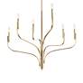 5_Kichler Livadia 36 1/4"W Champagne Bronze 6-Light Chandelier more views