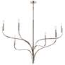 1_Kichler Livadia 47 1/4" 6-Light Polished Nickel Candelabra Chandelier