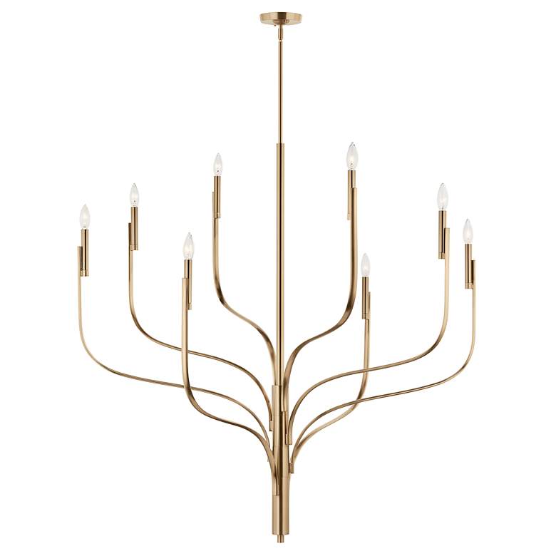 Image 4 Kichler Livadia 47 3/4"W Champagne Bronze 8-Light Chandelier more views