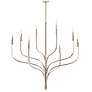 3_Kichler Livadia 47 3/4"W Polished Nickel 8-Light Chandelier more views