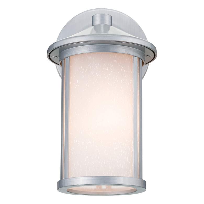 Image 5 Kichler Lombard 10.5" High Brushed Aluminum Outdoor Wall Light more views