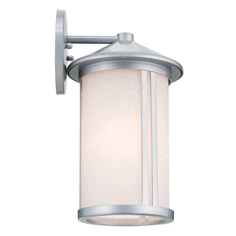 Image 4 Kichler Lombard 12.7" High Brushed Aluminum Outdoor Wall Light more views