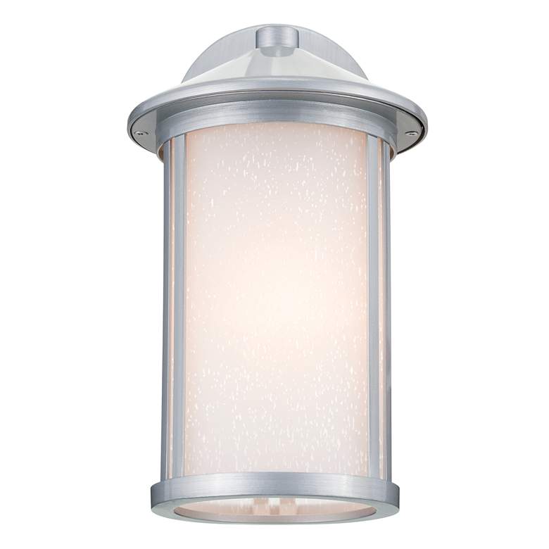 Image 5 Kichler Lombard 12.7" High Brushed Aluminum Outdoor Wall Light more views