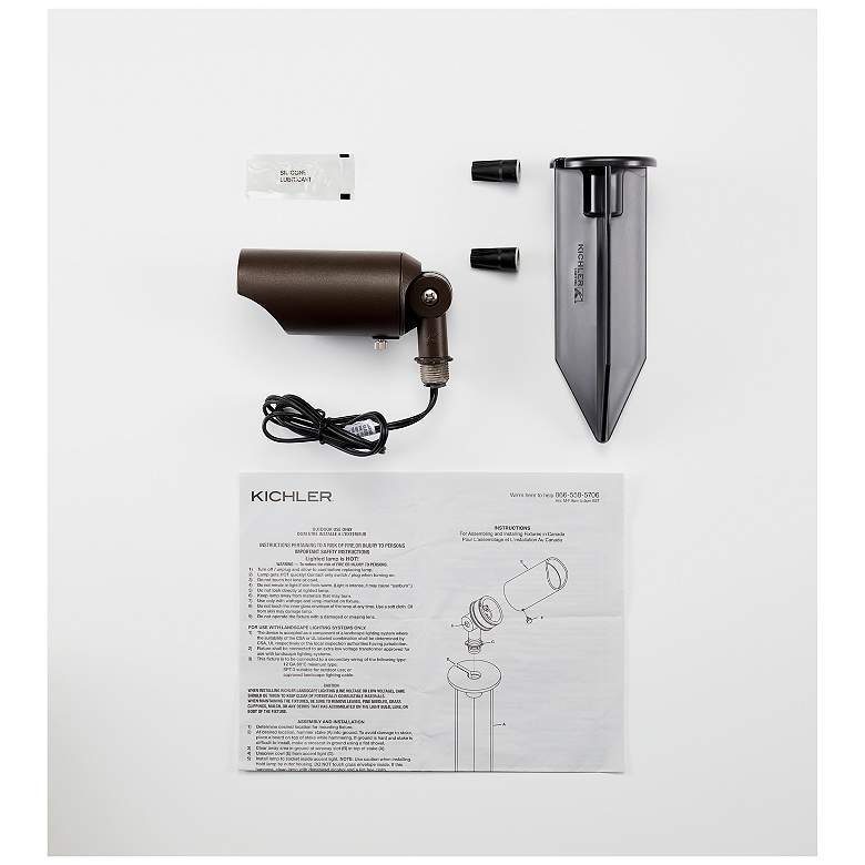 Image 3 Kichler Low Voltage Mini Glow Accent Landscape Light