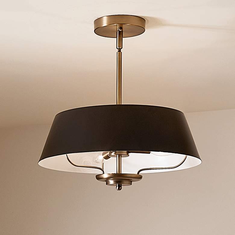 Image 2 Kichler Luella 16"W Brushed Natural Brass 3-Light Pendant