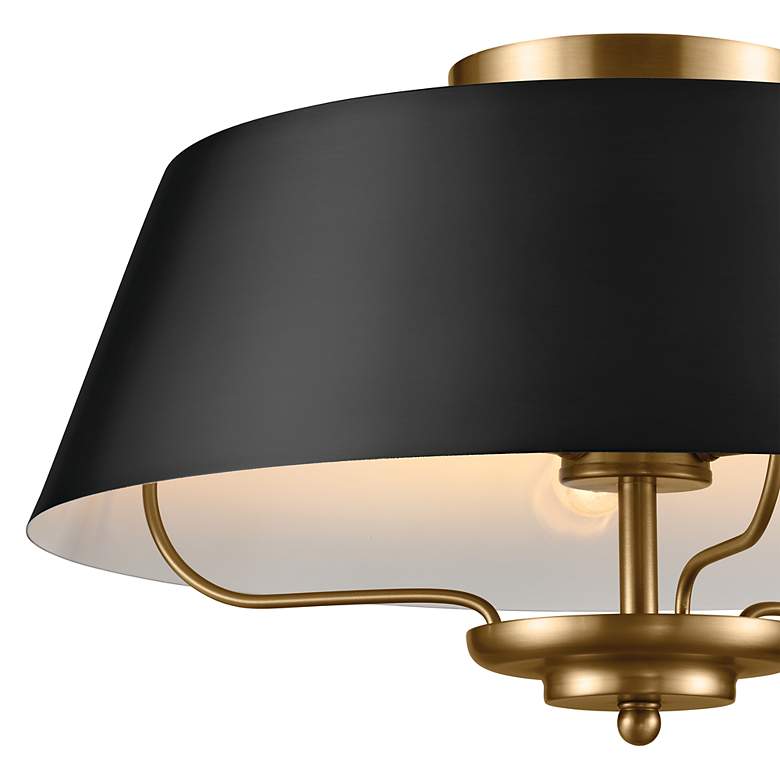 Image 4 Kichler Luella 16"W Brushed Natural Brass 3-Light Pendant more views