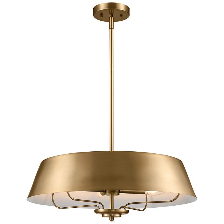Image 1 Kichler Luella 22" Wide Brushed Natural Brass Modern Pendant