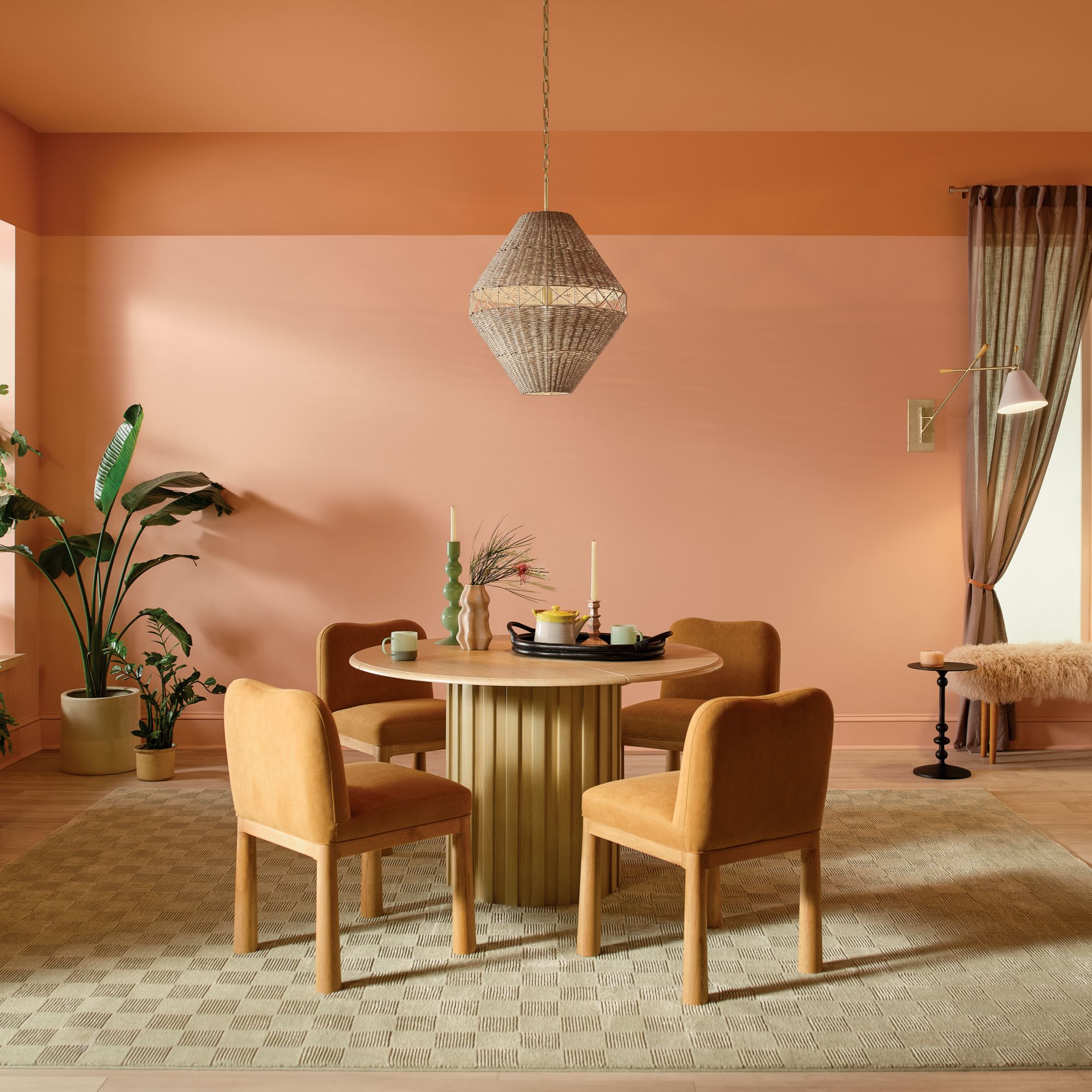 Image 3 Kichler Lulo 20 Inch 1 Light Pendant with Handwoven Natural Cord in CPZ more views