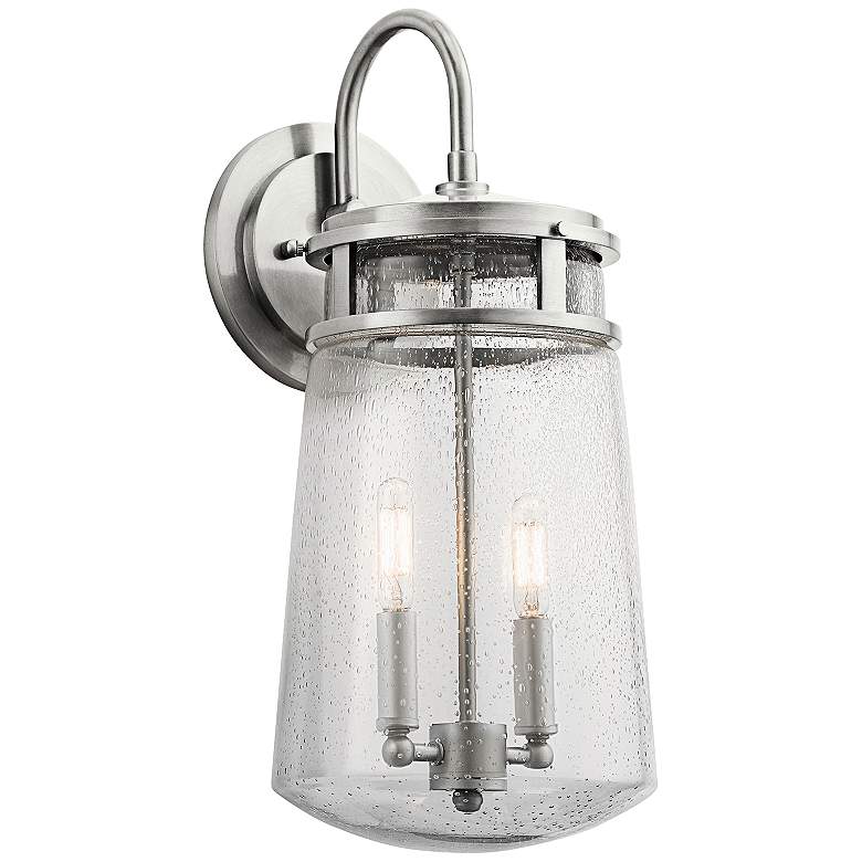 Image 1 Kichler Lyndon 18 1/4" High Aluminum Outdoor Wall Light